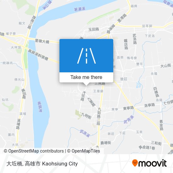 大坵橋 map