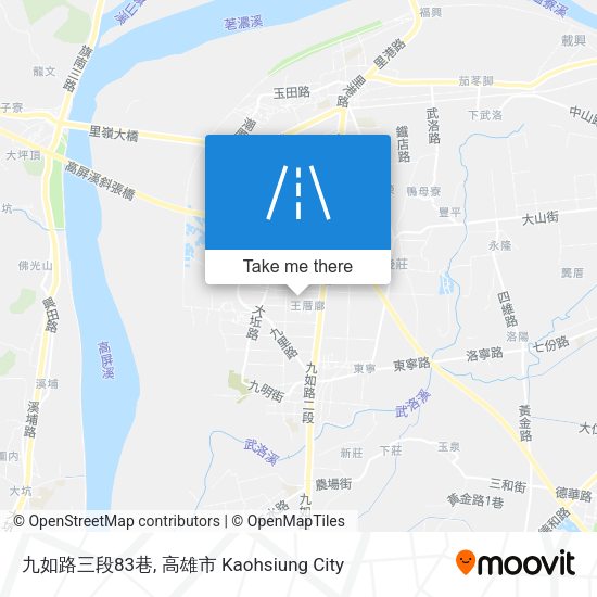 九如路三段83巷地圖