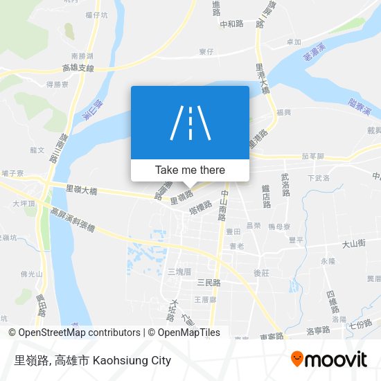 里嶺路 map