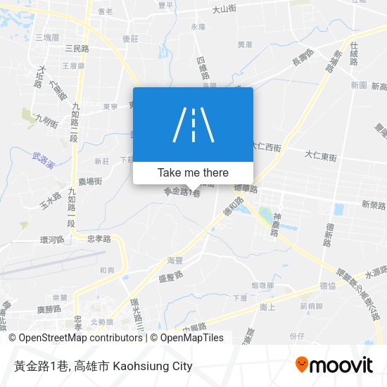 黃金路1巷地圖