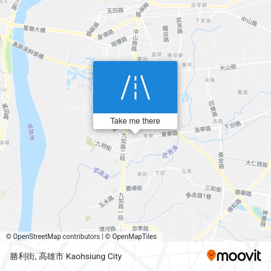 勝利街 map