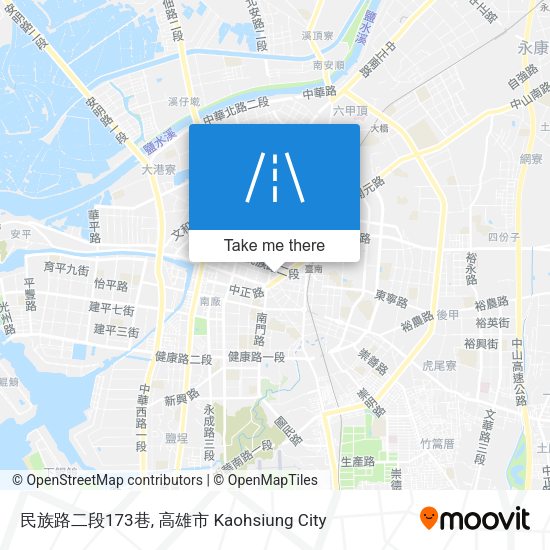 民族路二段173巷地圖
