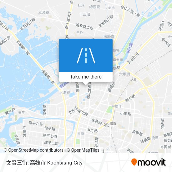 文賢三街地圖