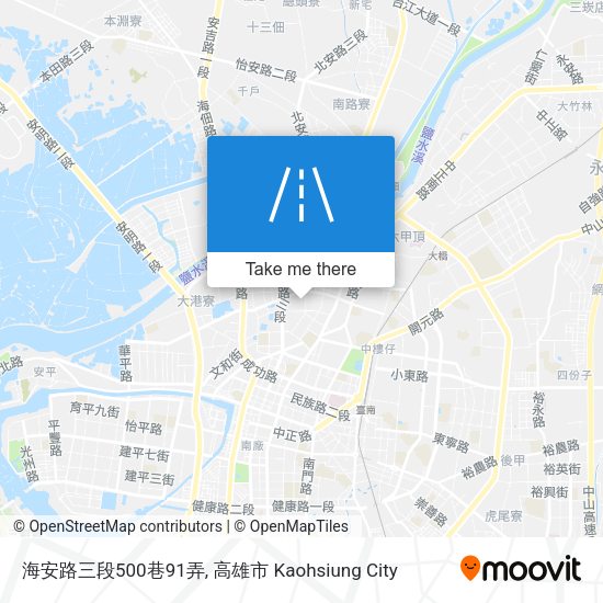 海安路三段500巷91弄地圖