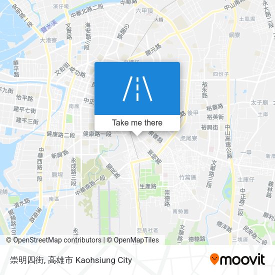 崇明四街 map