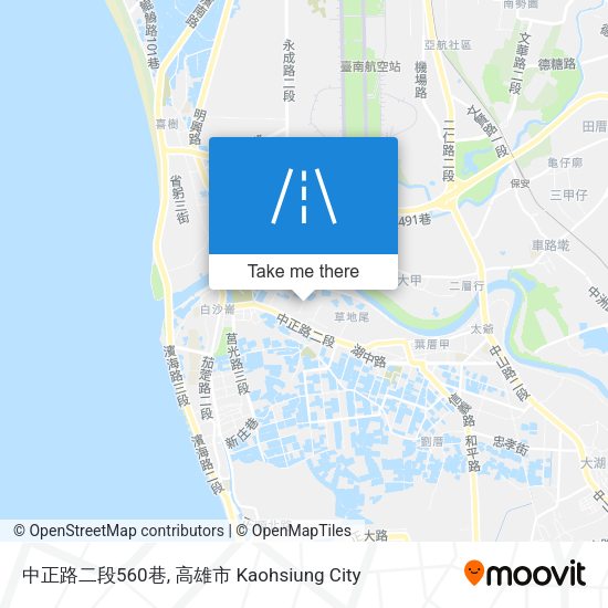 中正路二段560巷 map