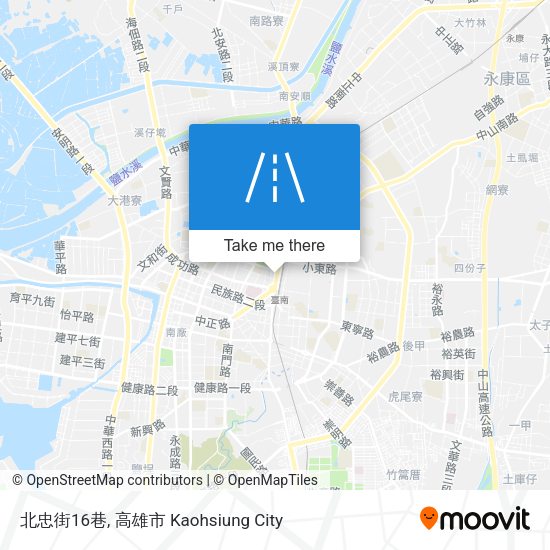 北忠街16巷 map