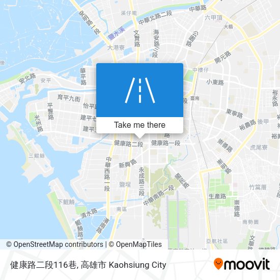 健康路二段116巷地圖
