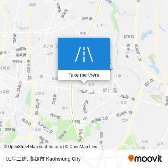 民生二街地圖