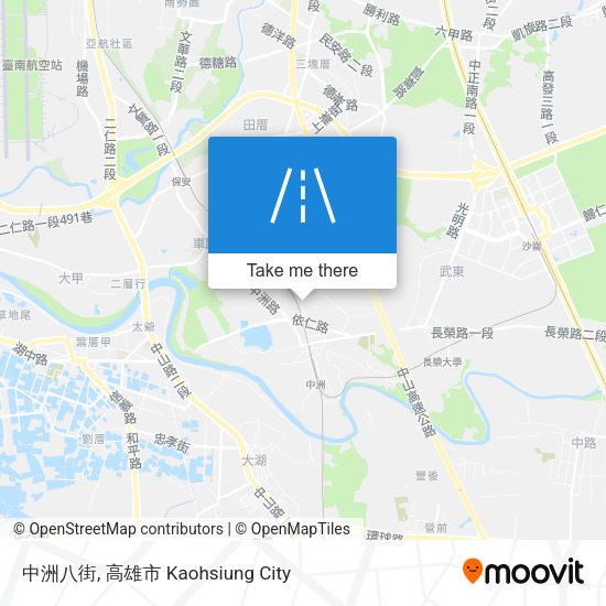 中洲八街 map