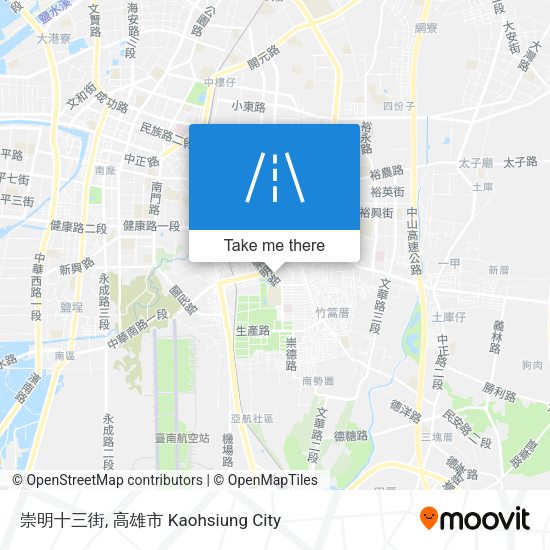 崇明十三街 map