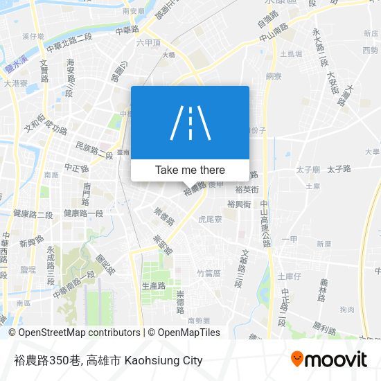 裕農路350巷 map