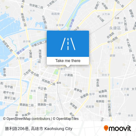 勝利路206巷 map