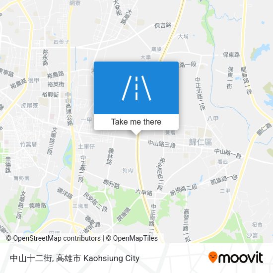 中山十二街 map