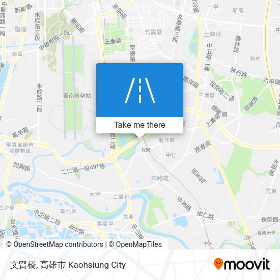文賢橋地圖