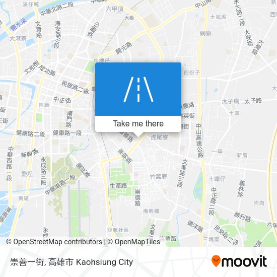 崇善一街 map