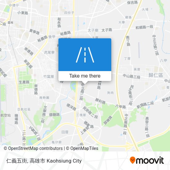 仁義五街 map
