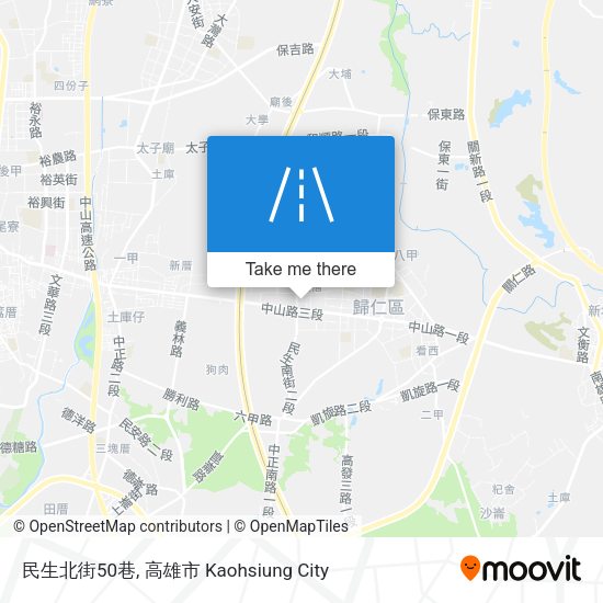 民生北街50巷地圖