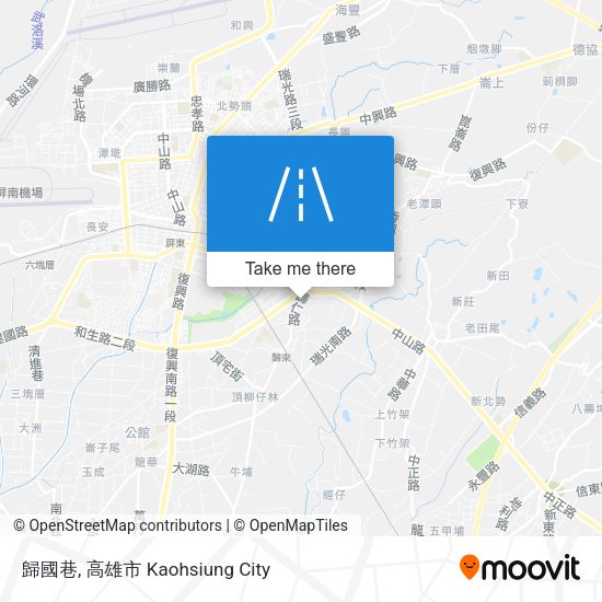 歸國巷 map