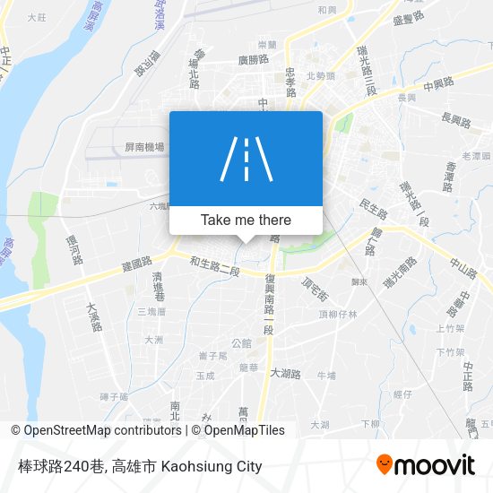 棒球路240巷 map