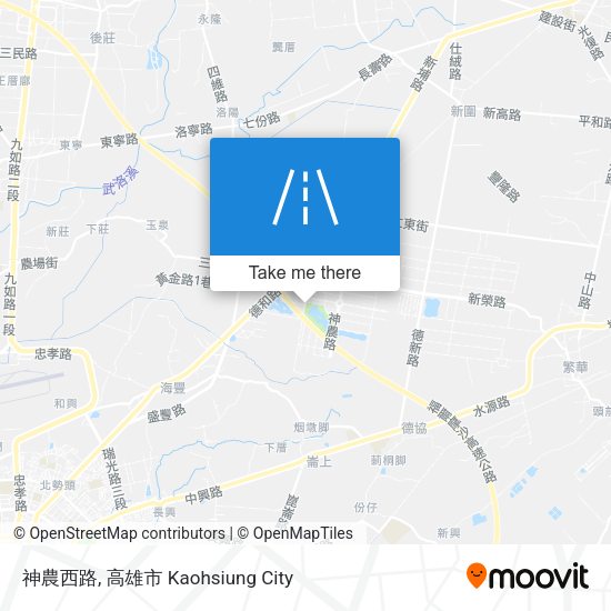 神農西路 map