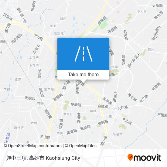 興中三項地圖