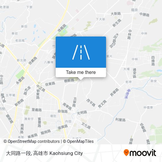 大同路一段 map
