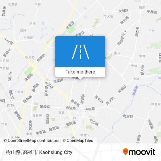 樹山路地圖
