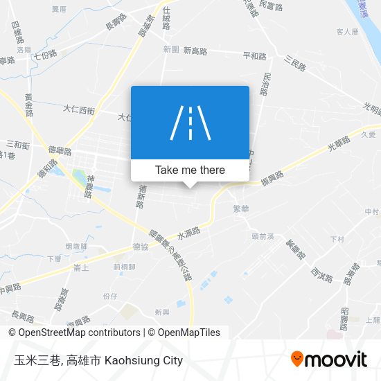玉米三巷 map