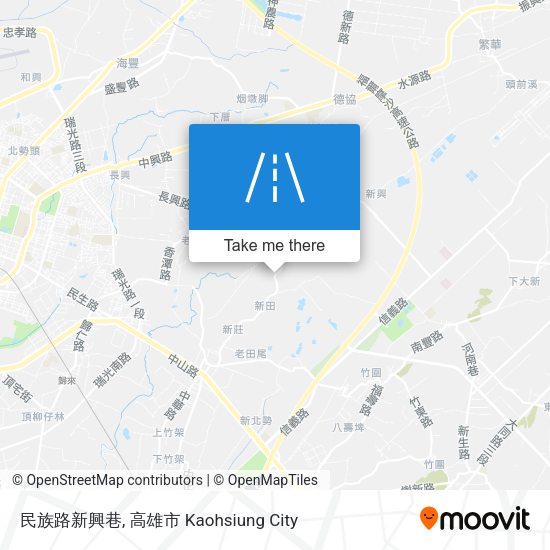 民族路新興巷地圖