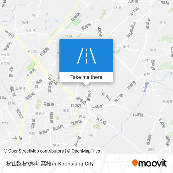 樹山路樹德巷地圖