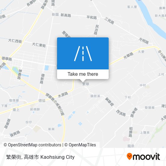 繁榮街 map