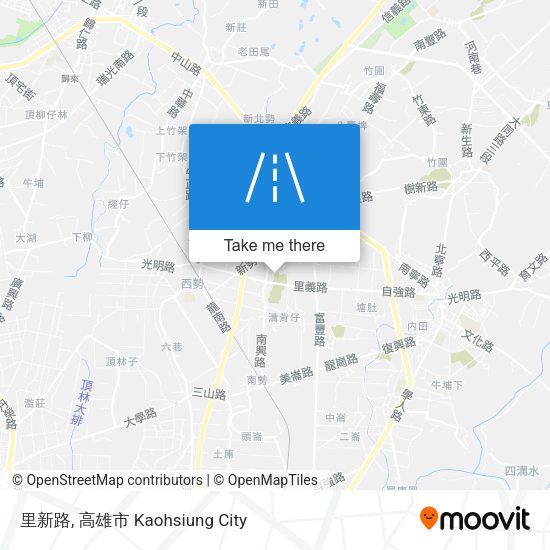 里新路地圖