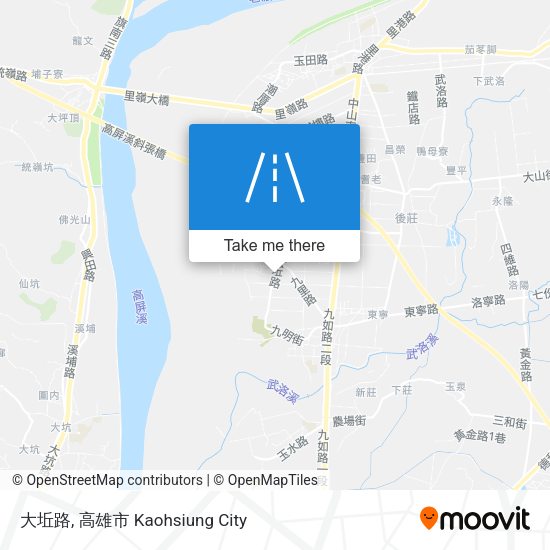 大坵路 map