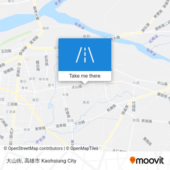 大山街 map