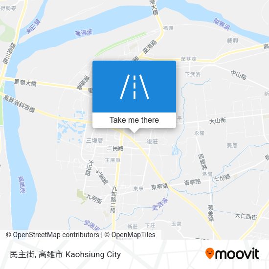 民主街地圖