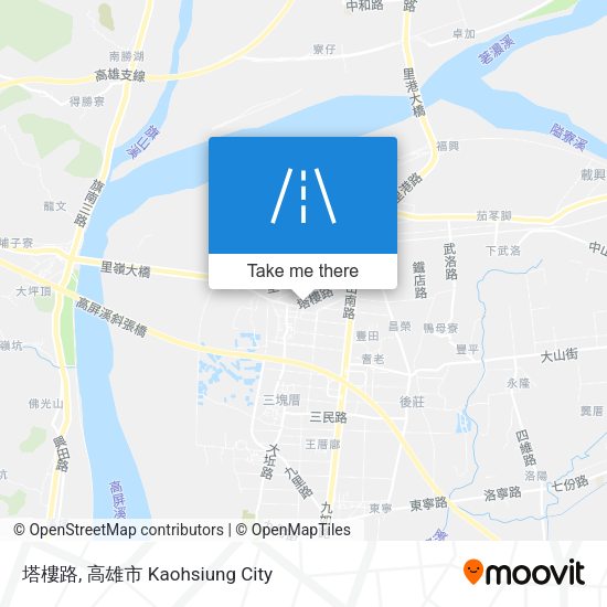 塔樓路 map