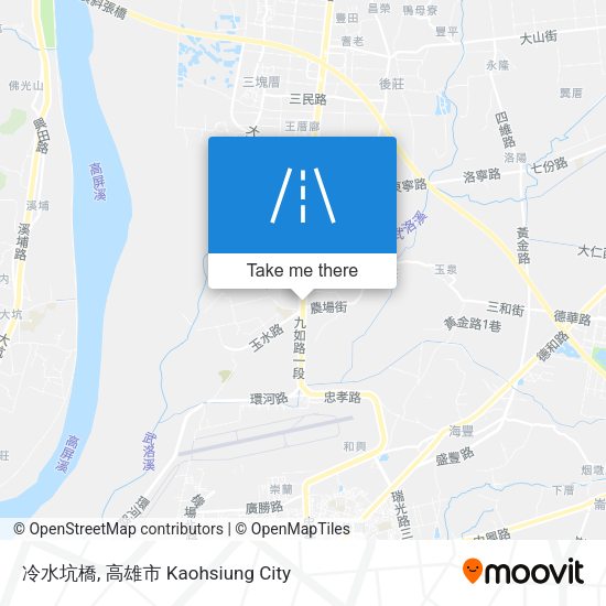 冷水坑橋地圖
