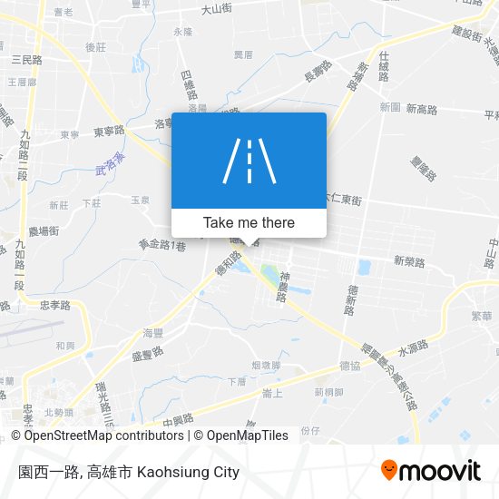 園西一路地圖
