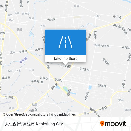 大仁西街 map