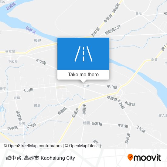 絨中路 map
