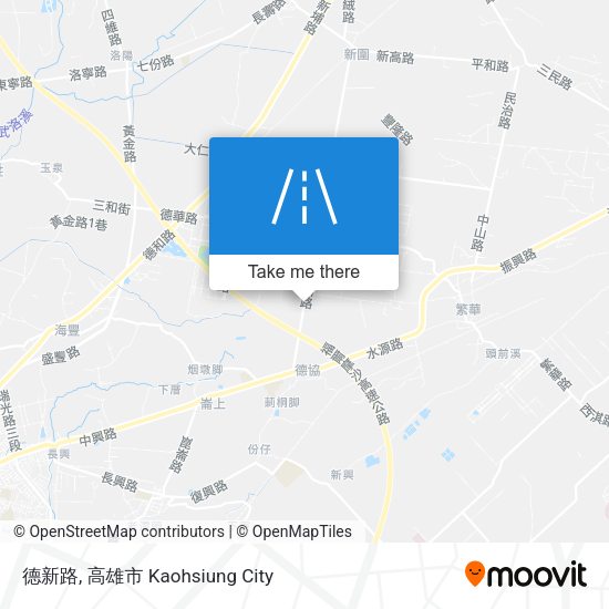 德新路 map