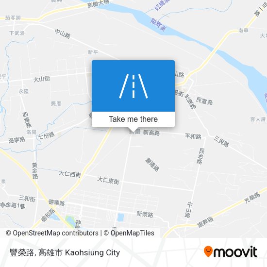 豐榮路 map