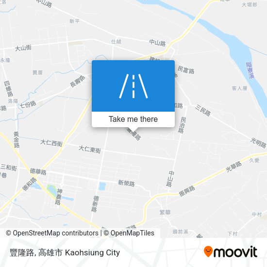 豐隆路地圖