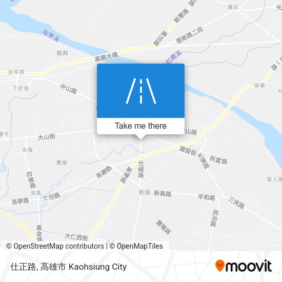 仕正路地圖