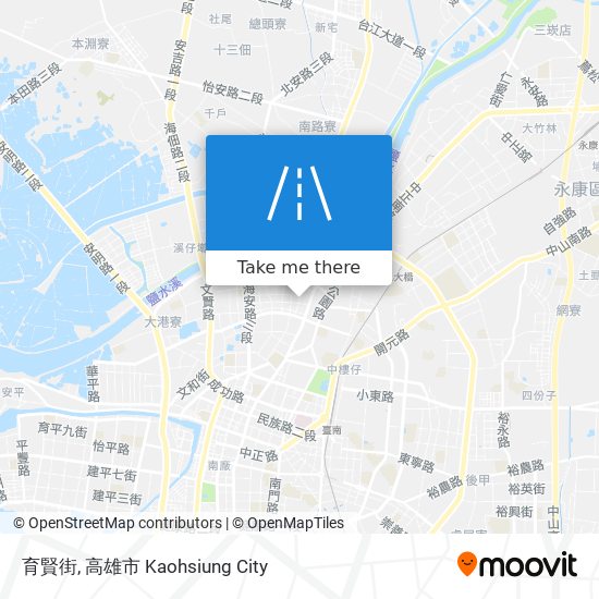 育賢街 map