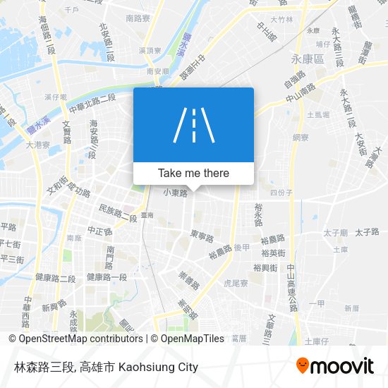 林森路三段 map