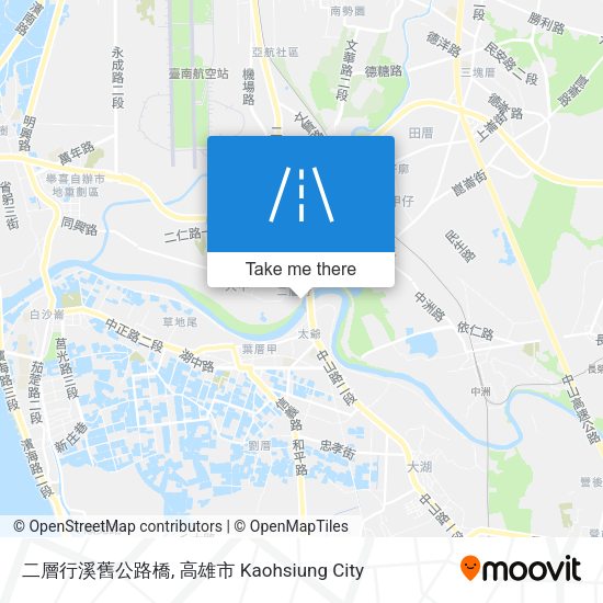二層行溪舊公路橋 map