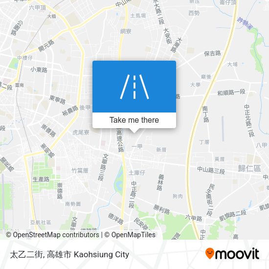 太乙二街地圖