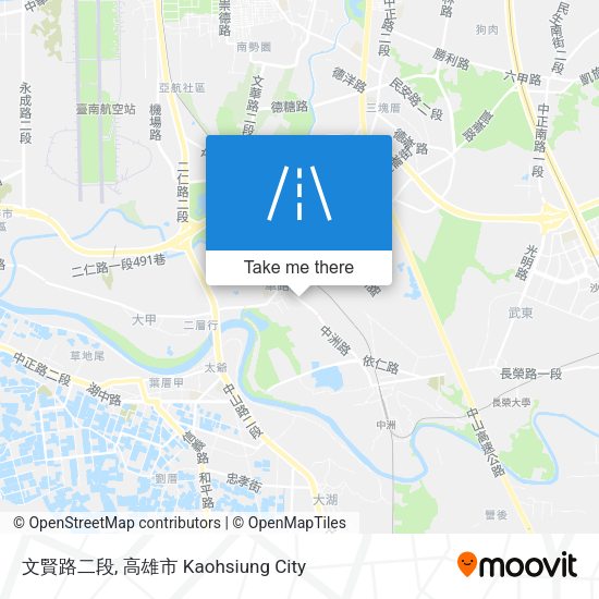 文賢路二段 map